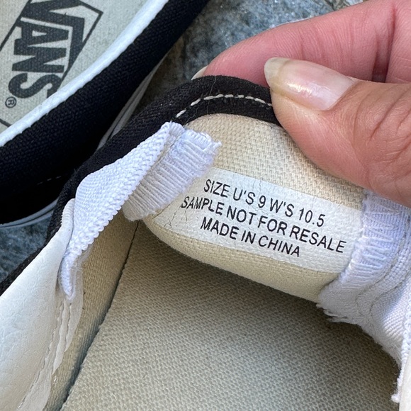 EUC Sample HTF slight platform Suede and canvas Vans - Picture 6 of 8